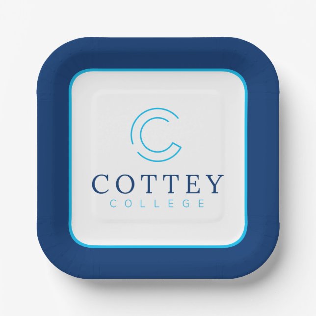 Cottey College Pappteller (Vorderseite)