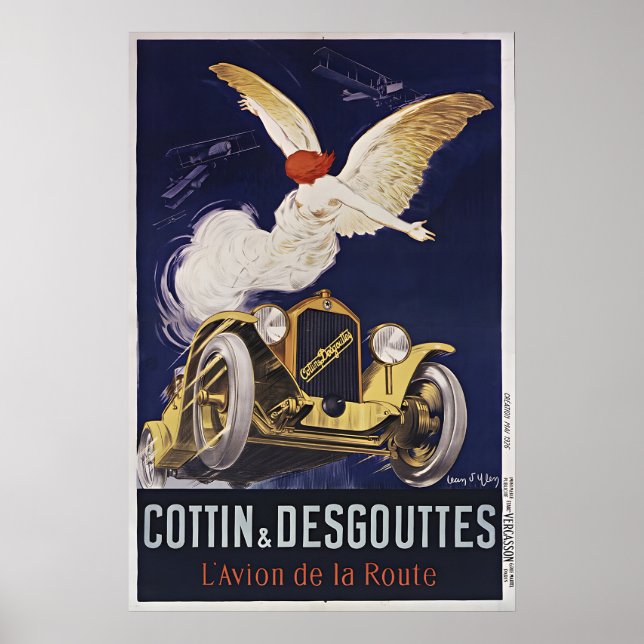 Cottin & Desgouttes Auto Poster (Vorne)