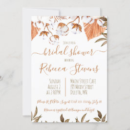 Cotton Blume Brautparty Einladung