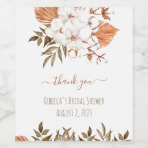 Cotton-Blume-Brautparty-Geschenk-Tag