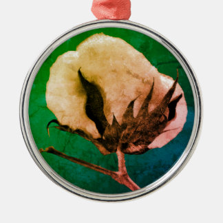 Cotton Boll Ornament Aus Metall