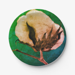 Cotton Boll Pappteller