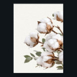 Cotton Botanical Wall Art Neutral Farmhouse Print Poster<br><div class="desc">Bring soft, natural elegance to your home with this neutral cotton botanical wall art. Featuring detailed cotton bolls with subtle greenery on a warm white background, this piece blends modern farmhouse charm with light, airy styling. Perfect for kitchens, entryways, bedrooms, or cozy cottage-inspired spaces, this cotton print adds warmth without...</div>