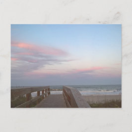 Cotton Candy am Strand Postkarte