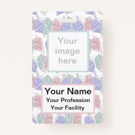 Cotton Candy Bags auf String-Abzeichen Ausweis