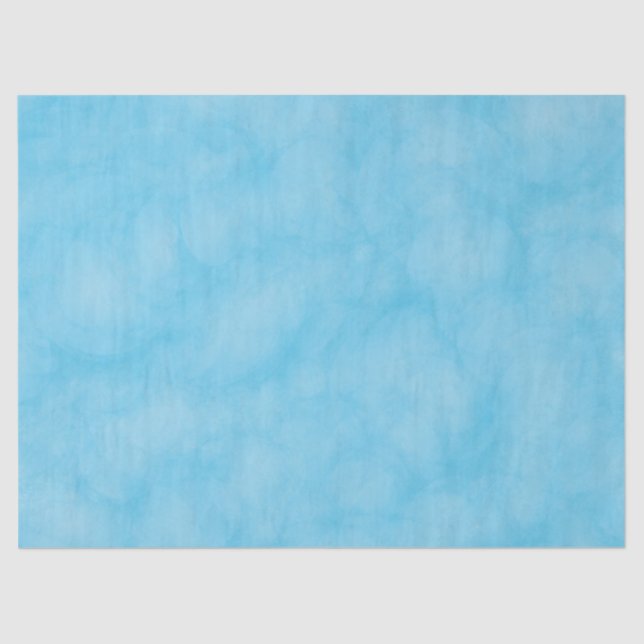 Cotton Candy Blue Tissue Paper Seidenpapier (Vorderseite)