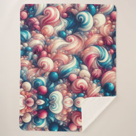 Cotton Candy Bubblegum Sherpadecke