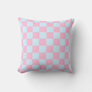 Cotton Candy Checkerboard Kissen
