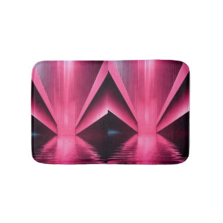 Cotton Candy Clouds: Pink Bath Mat" "Blush Blüte: Badematte