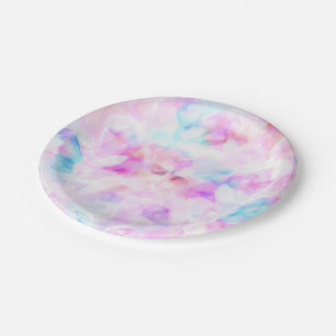 Cotton Candy Colors Watercolor Glam Pappteller