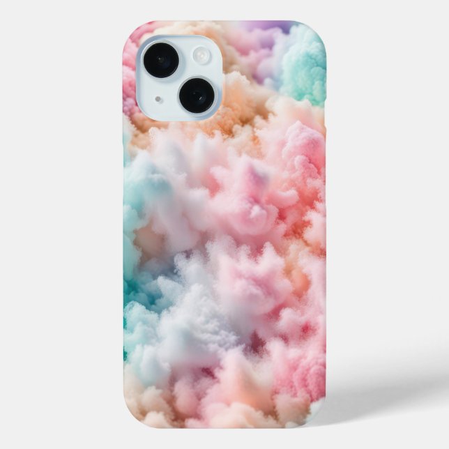Cotton Candy Fluff Case-Mate iPhone Hülle (Rückseite)