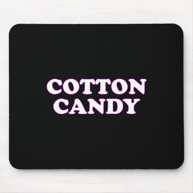 Cotton Candy Halloween Kostüm, so tun, als wäre ic Mousepad (Vorne)