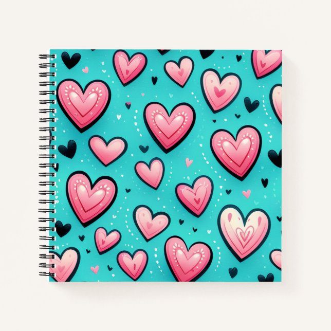 Cotton Candy Love Notizbuch (Vorderseite)