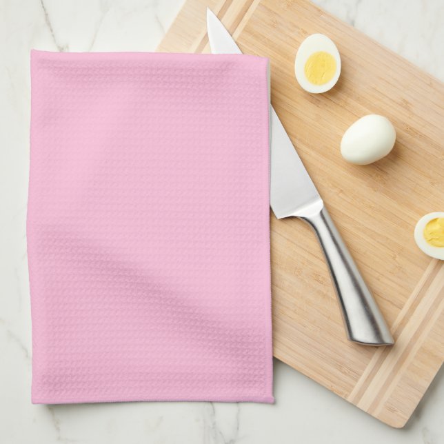 Cotton Candy Pink Geschirrtuch (Viertel Falte)