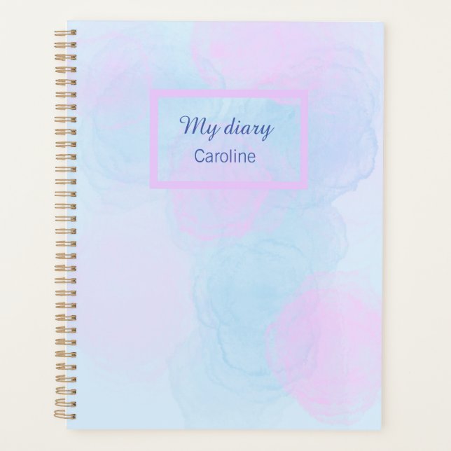 Cotton Candy Planer Spirale mit harter Abdeckung (Vorderseite)