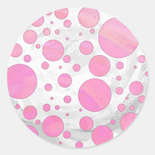 Cotton Candy Runder Aufkleber