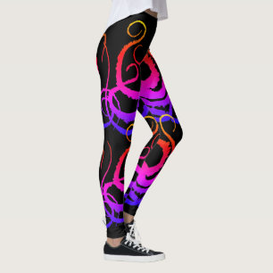 Cotton Candy Tentacs auf Ihrer Farbe - Leggings