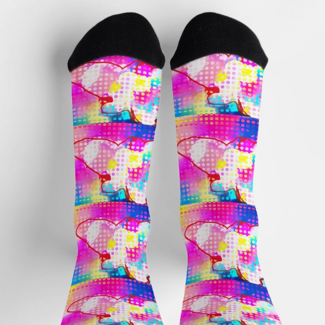 Cotton candy trocken Kleinkind T - Shirt Kaffee Ta Socken (Oben)