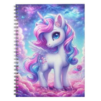 Cotton Candy Unicorn Journal Carnet
