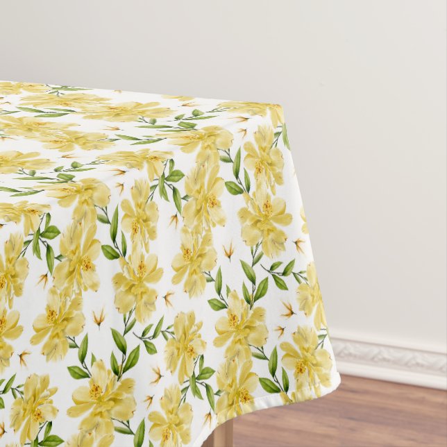 Cotton Floral Tableclout Tischdecke (Beispiel)
