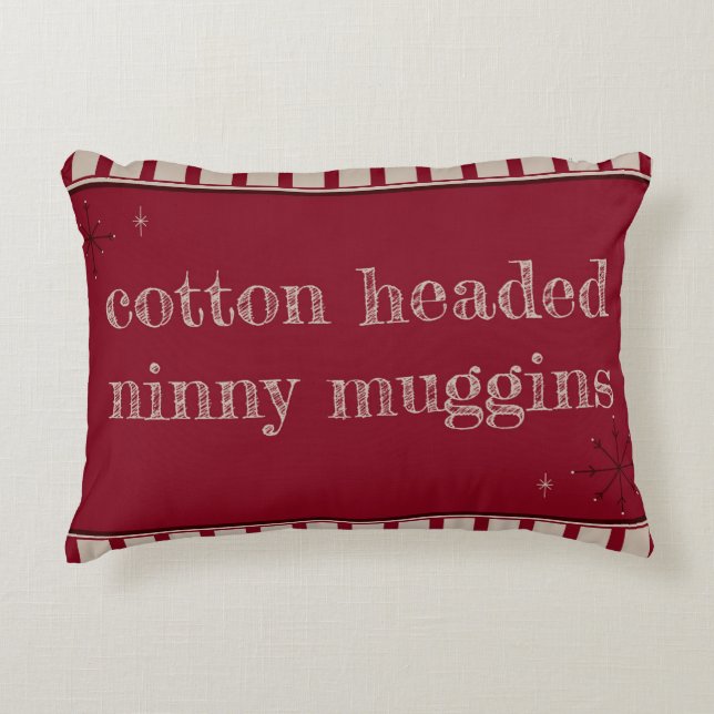 Cotton Headed Ninny Muggins Dekokissen (Vorderseite)