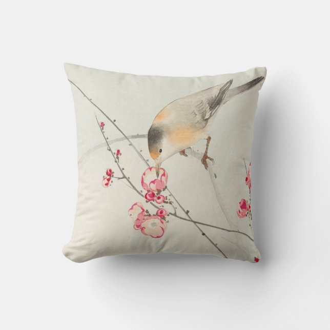 COTTON PILLOW PERSONALISIERTE ERSTE JAPANISCHE BIR KISSEN (Vorderseite)