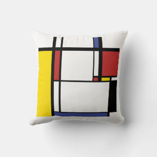 Cotton Pillow - Piet Mondrian Kissen