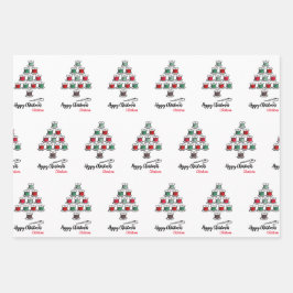 Cotton Reel Weihnachtsbaum Geschenkpapier Set