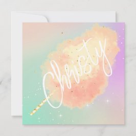 Cotton Süßsternstaub pfirsichfarben aquamarine lil