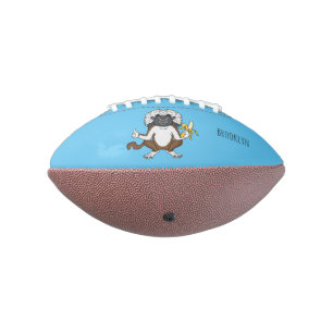 Cotton Top Tamarin Affe Cartoon Illustration Football