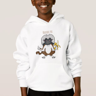 Cotton Top Tamarin montoon est une illustration