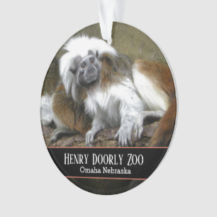 Cotton Top Tamarins Ornament
