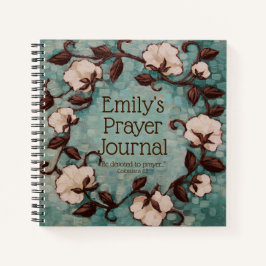 Cotton Wreath Custom Gebet Journal Notizbuch