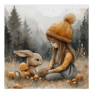 CottonBall Charmer: Ein Hauch von Wunderhasen Poster