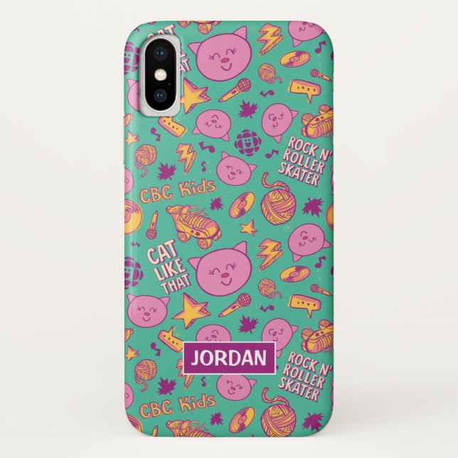 Cottonball-Muster Personalisiert-Handy-Fall Case-Mate iPhone Hülle (Rückseite)