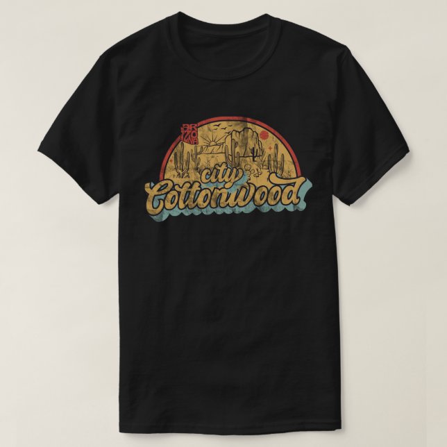 Cottonwood City, Arizona T-Shirt (Design vorne)