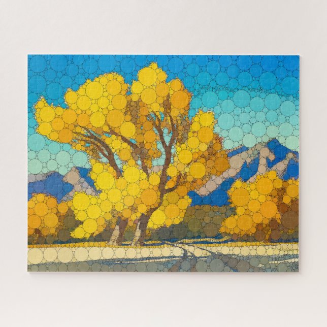 Cottonwoods by After Maynard Dixon (Horizontal)