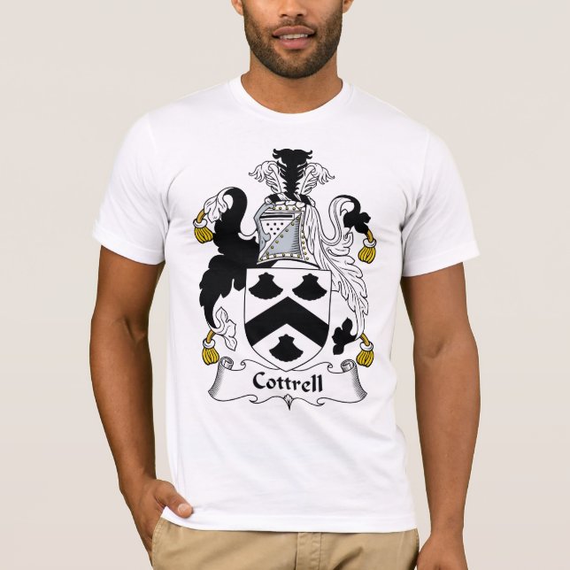 Cottrell Familienwappen T-Shirt (Vorderseite)