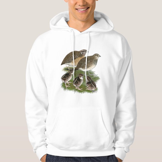 Coturnix Quail Hoodie (Vorderseite)