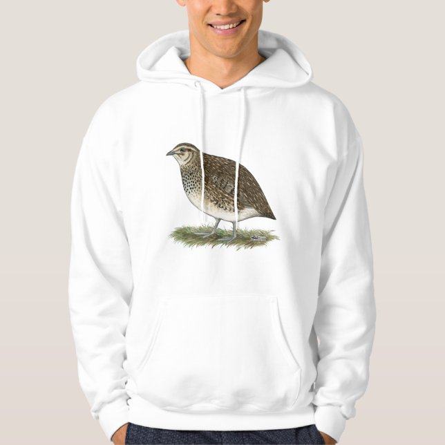 Coturnix-Wachtel-Henne Hoodie (Vorderseite)