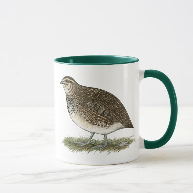 Coturnix-Wachtel-Henne Tasse (Rechts)