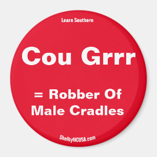 Cou Grrr = Robber Des Berceaux Hommes Aimant Rouge