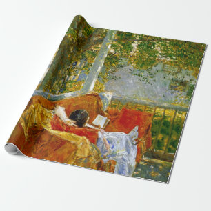 Couch auf der Porch, Cos Cob von Frederick Hassam Geschenkpapier