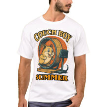 Couch Boy Sommer — Lazy Vibes Hamster in Bewegung