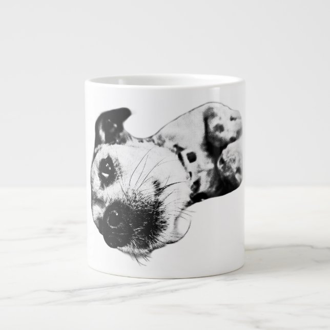 Couch Potato Fuel Jumbo-Tasse (Vorderseite)