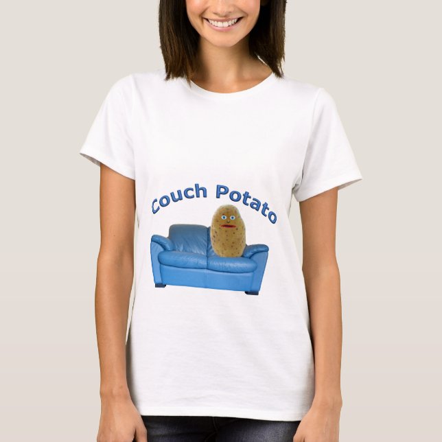 Couch Potato Funny Maternity T - Shirt (Vorderseite)