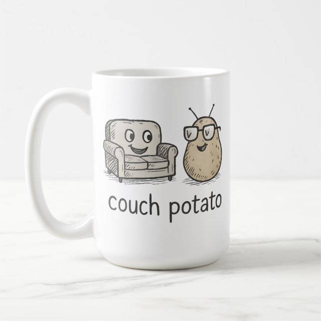 Couch Potato Kaffeetasse (Links)