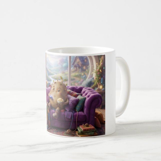 Couch Potato Kaffeetasse (VorderseiteRechts)