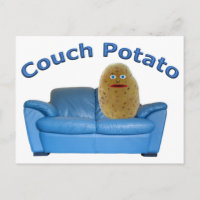 Couch Potato Postkarte