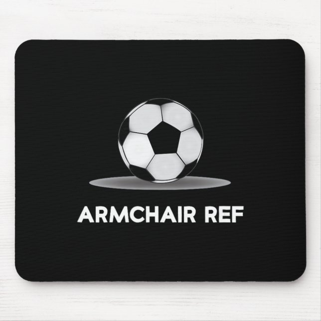 Couch-Potato-Schiedsrichter - Fußball Sport Papa M Mousepad (Vorne)